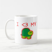 Mug J'aime ma tortue (Gauche)