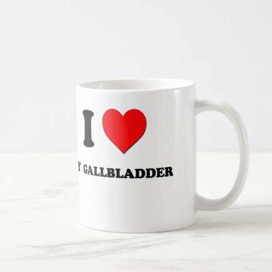 Mug J'aime ma vésicule biliaire (Droite)