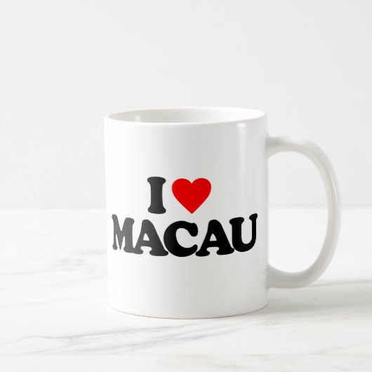MUG J'AIME MACAO (Droite)