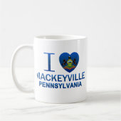 Mug J'aime Mackeyville, PA (Gauche)