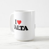 MUG J'AIME MALTE (Devant gauche)