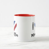 Mug J'aime Mama Ellen avec le drapeau des Pays-Bas (Centre)
