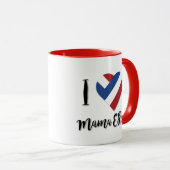 Mug J'aime Mama Ellen avec le drapeau des Pays-Bas (Devant droit)