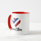 Mug J'aime Mama Ellen avec le drapeau des Pays-Bas (Devant gauche)