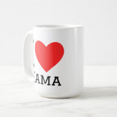Mug J'aime maman (Devant gauche)