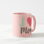 Mug J'aime maman assez chic (Devant droit)