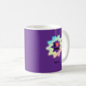 Mug J'aime Maman Étoile Néon Colorée (Devant droit)