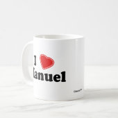 Mug J'aime Manuel (Devant gauche)