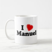 Mug J'aime Manuel (Gauche)