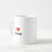 Mug j'aime marcel (Devant gauche)