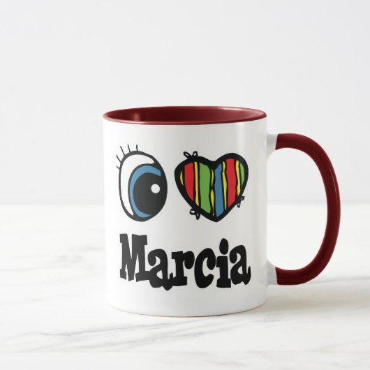 Mug J'aime Marcia (Droite)