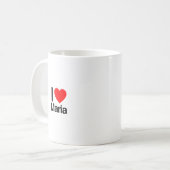 Mug j'aime maria (Devant gauche)