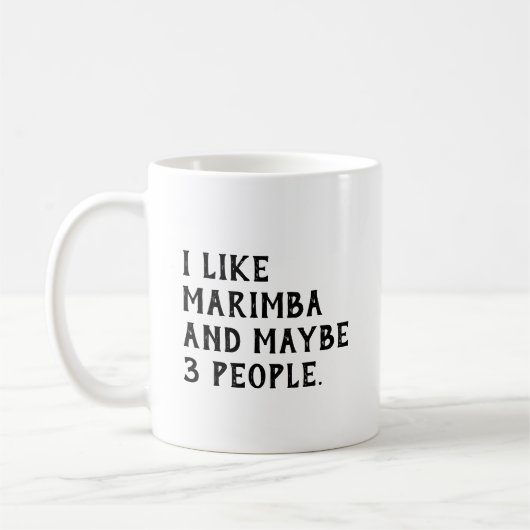 Mug J'Aime Marimba Funny (Gauche)