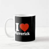 Mug J'aime Maverick, J'aime Maverick, Saint Valentin R (Gauche)
