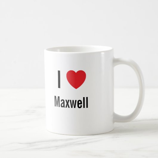 Mug J'aime Maxwell (Droite)