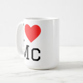 Mug J'aime Mc (Devant gauche)