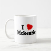 Mug J'aime Mckenzie (Gauche)