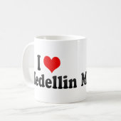 Mug J'aime Medellin, Colombie (Devant gauche)