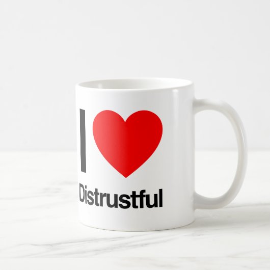 Mug j'aime méfiant (Droite)