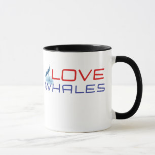 Mug j'aime merch des animaux de l'océan t-shirt balein