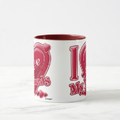 Mug J'AIME MES Amis rouge - coeur (Centre)