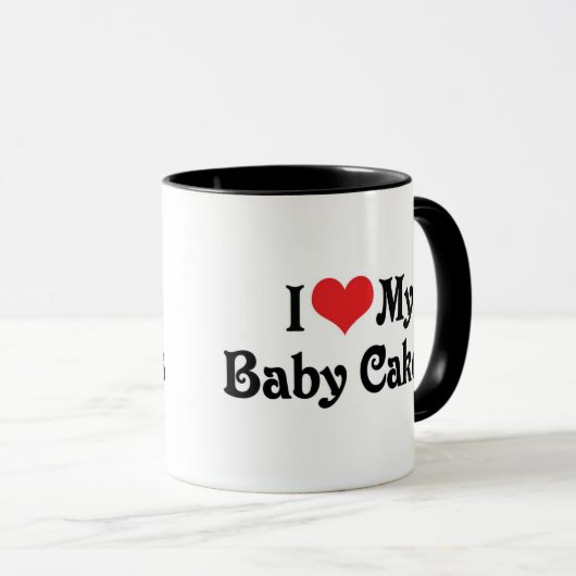 Mug J'Aime Mes Bébés Gâteaux (Devant droit)