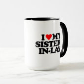 MUG J'AIME MES BELLES-SOEURS (Devant droit)