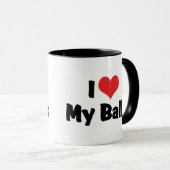 Mug J'aime Mes Boules (Devant droit)