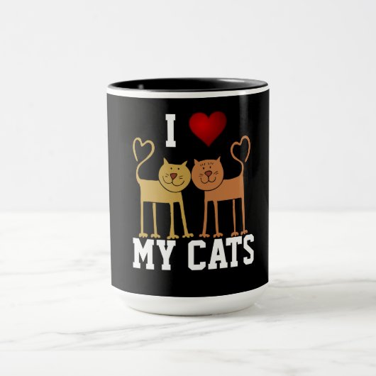 Mug J'aime mes chats (Centre)