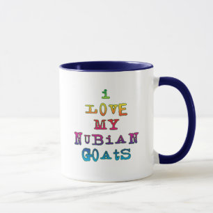 Mug J'aime mes chèvres de Nubian