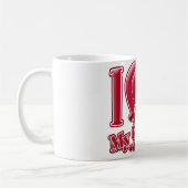 Mug J'Aime Mes Coeurs Rouges Enfants (Gauche)