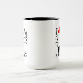 Mug J'aime mes deux chats (Centre)