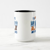 Mug J'aime mes deux papas avec fierté (Centre)