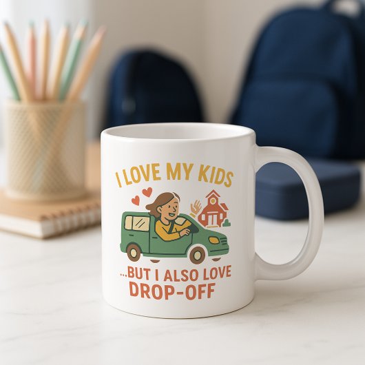 Mug J'Aime Mes Enfants, Mais J'Aime Aussi Mon Parent D