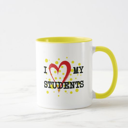 MUG J'AIME MES ÉTUDIANTS (Droite)