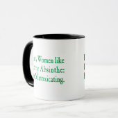 Mug J'Aime Mes Femmes Comme J'Aime Mon Absinthe (Devant gauche)