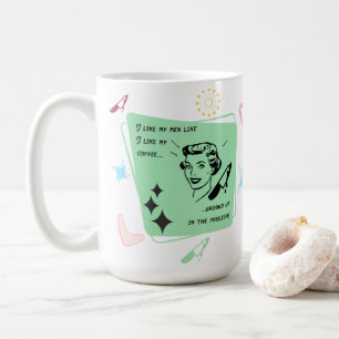 Mug J'aime mes hommes comme j'aime mon café…