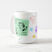 Mug J'aime mes hommes comme j'aime mon café… (Devant gauche)