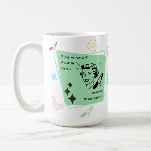 Mug J'aime mes hommes comme j'aime mon café… (Gauche)