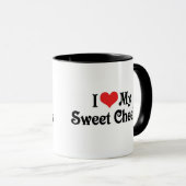 Mug J'aime mes jolies fesses (Devant droit)