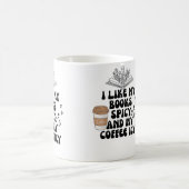 Mug J'aime mes livres épicés et mon café glacé (Centre)