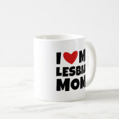Mug J'aime mes mamans lesbiennes (Devant droit)