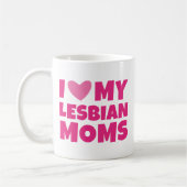 Mug J'aime mes mamans lesbiennes (Gauche)