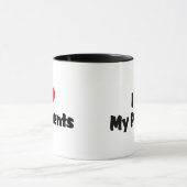 Mug J'aime mes parents (Centre)