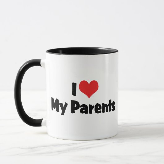 Mug J'aime mes parents (Gauche)