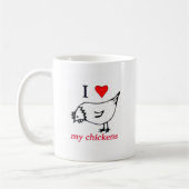 Mug J'aime mes poulets (Gauche)