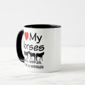 Mug J'aime mes quatre chevaux (Devant gauche)