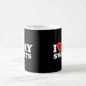 Mug J'aime mes sucreries avec coeur (Centre)