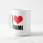 Mug J'aime Miami (Devant gauche)