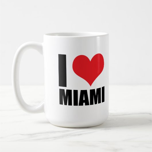 Mug J'aime Miami (Gauche)